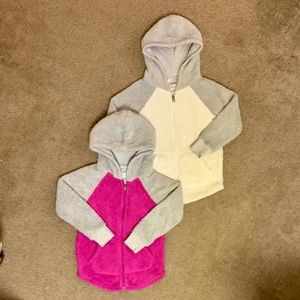 MTA Sport Fuzzy Full-zip Hoodies; size XS (4/5)